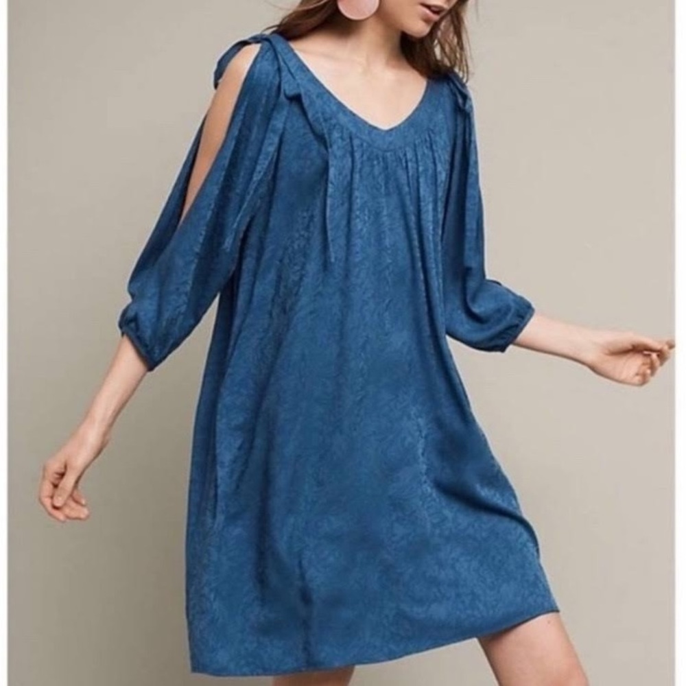 Anthropologie Holding Horses Cold Shoulder Dress